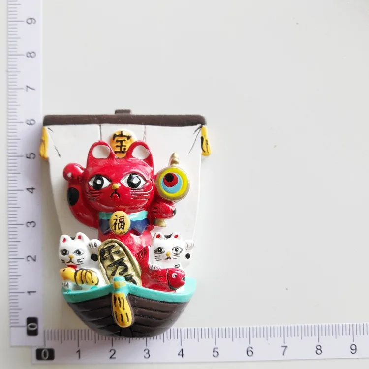 Магниты на холодильник туристический сувенир Япония сокровище корабль Фортуна