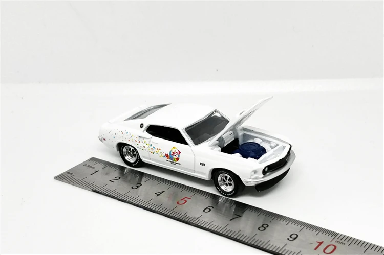 Greenlight 1: 64 Ford Mustang Boss 429 1069 Белый литья под давлением модель автомобиля без коробки