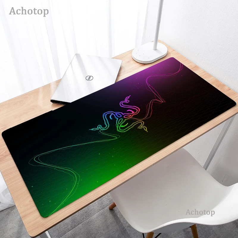 

Razer Mouse Pad Anime Gaming Accessories Large Mousepad Gamer PC Computer Keyboard Desk Mat Tappetino xxl Valorant Rug Mousemat