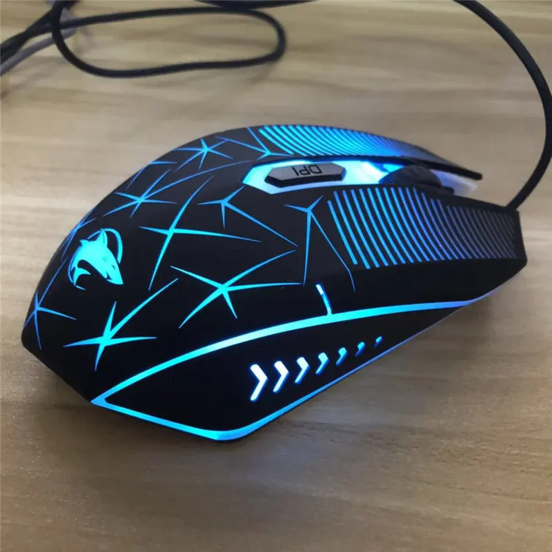 Игровая мышь продвижение небольшой специальной формы 3 Кнопки 3200 dpi USB проводной светящийся геймер компьютер для Windows XP/Vista/win10