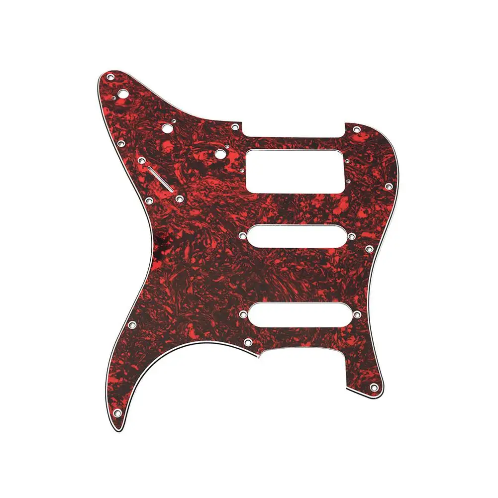 Электрогитара SSH с 3 отверстиями накладки Черепаховые ракушки дизайн для