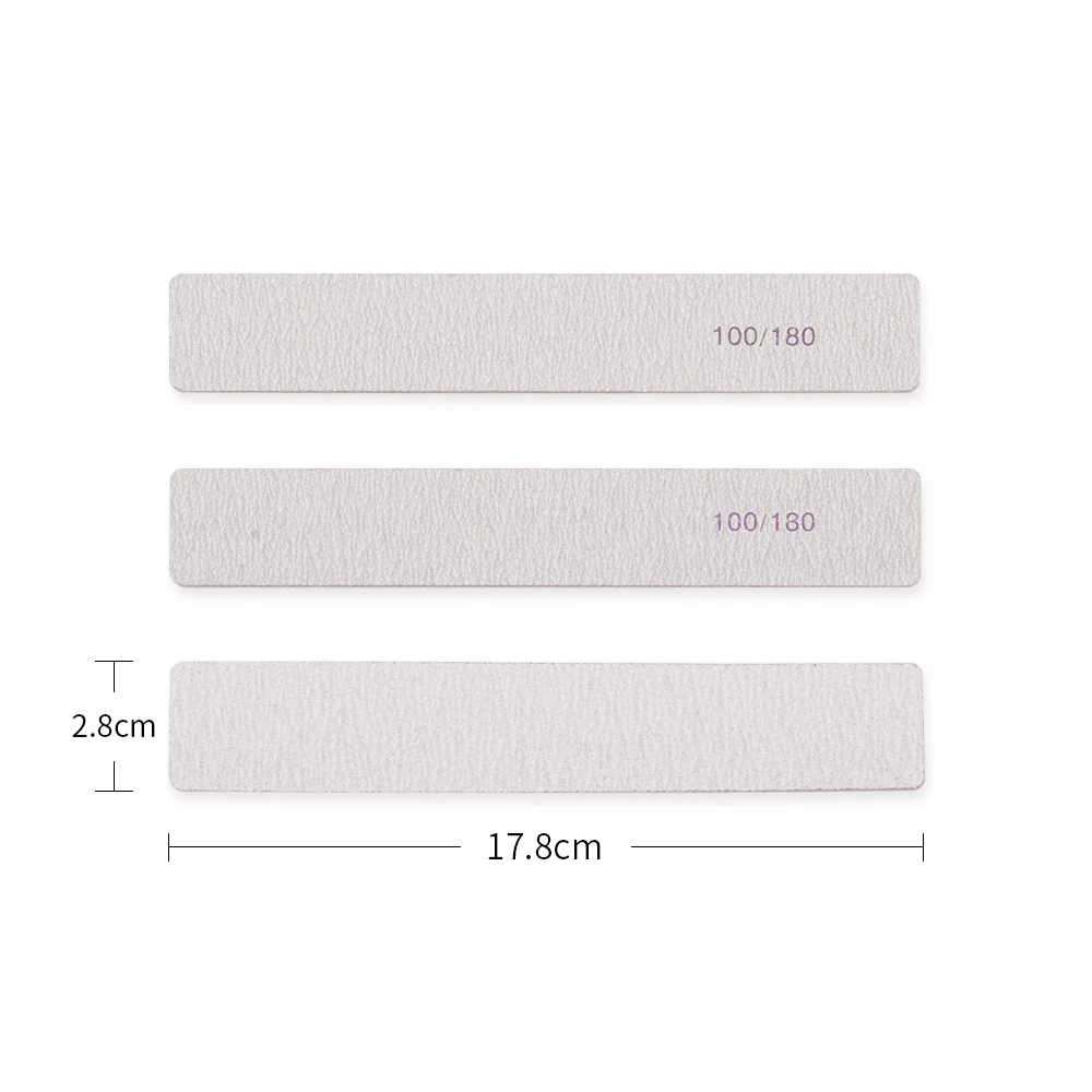 

Phoenixy Nail File Double Side Buffer 100/180 Trimmer Sandpaper Professional Nail Files Sanding Block Manicure Polishing Tools