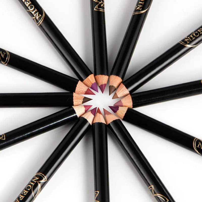 12 цветов модный матовый карандаш для помады долговечные пигменты водостойкие