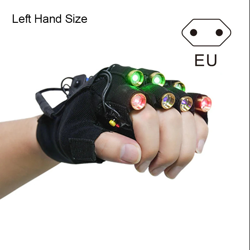 1 Pcs Glove 3 Green 2 Red Purple Dancing Stage Palms Light Ultra-bright Decoration for Party H9 | Аксессуары для одежды