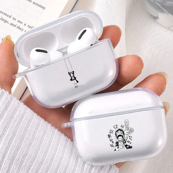 

One Piece Cartoon Japanese Anime Case For Airpods Pro Cover Silicon Bluetooth Earphone Case For Airpods Pro Funda