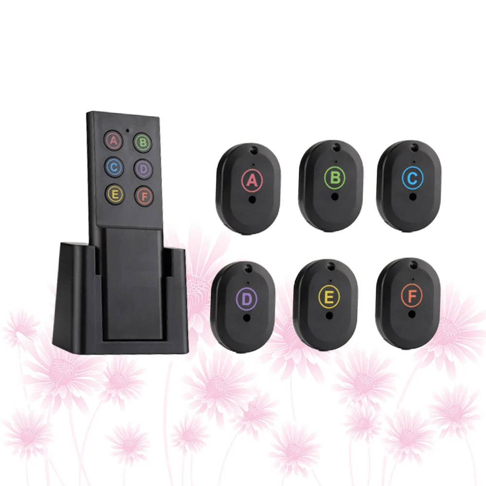 

Advanced Wireless Pet Remote Key Locator Phone Wallets Anti-Lost 6 Receivers and 1 Dock (Black)