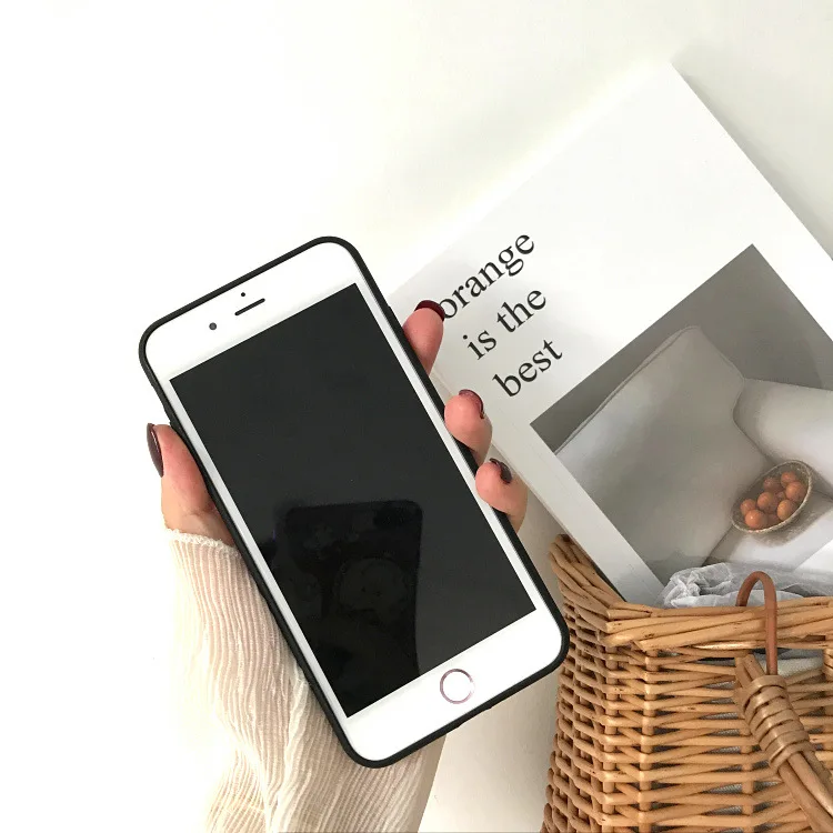 Kawaii милый чехол для телефона с надписью Not Fat Eating Girl iPhone 7 Puls 6 6S 8 X XS Модный мягкий
