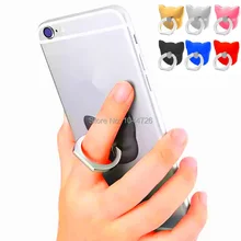 1000pcs Universal Cat Finger Ring Back Holder 360 Rotating Mount Mobile Phone Finger Grip Lazy Bracket for samsung htc
