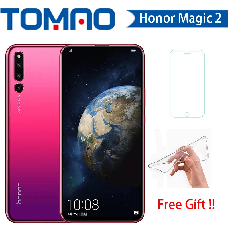 Оригинальный Смартфон Honor Magic2 Magic 2 Kirin 980 8 ГБ ОЗУ 256 Гб ПЗУ 3500 мАч Восьмиядерный
