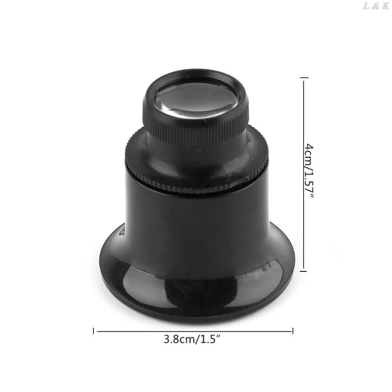 20X Ювелир Часы лупа инструмент монокуляр увеличительное стекло объектив