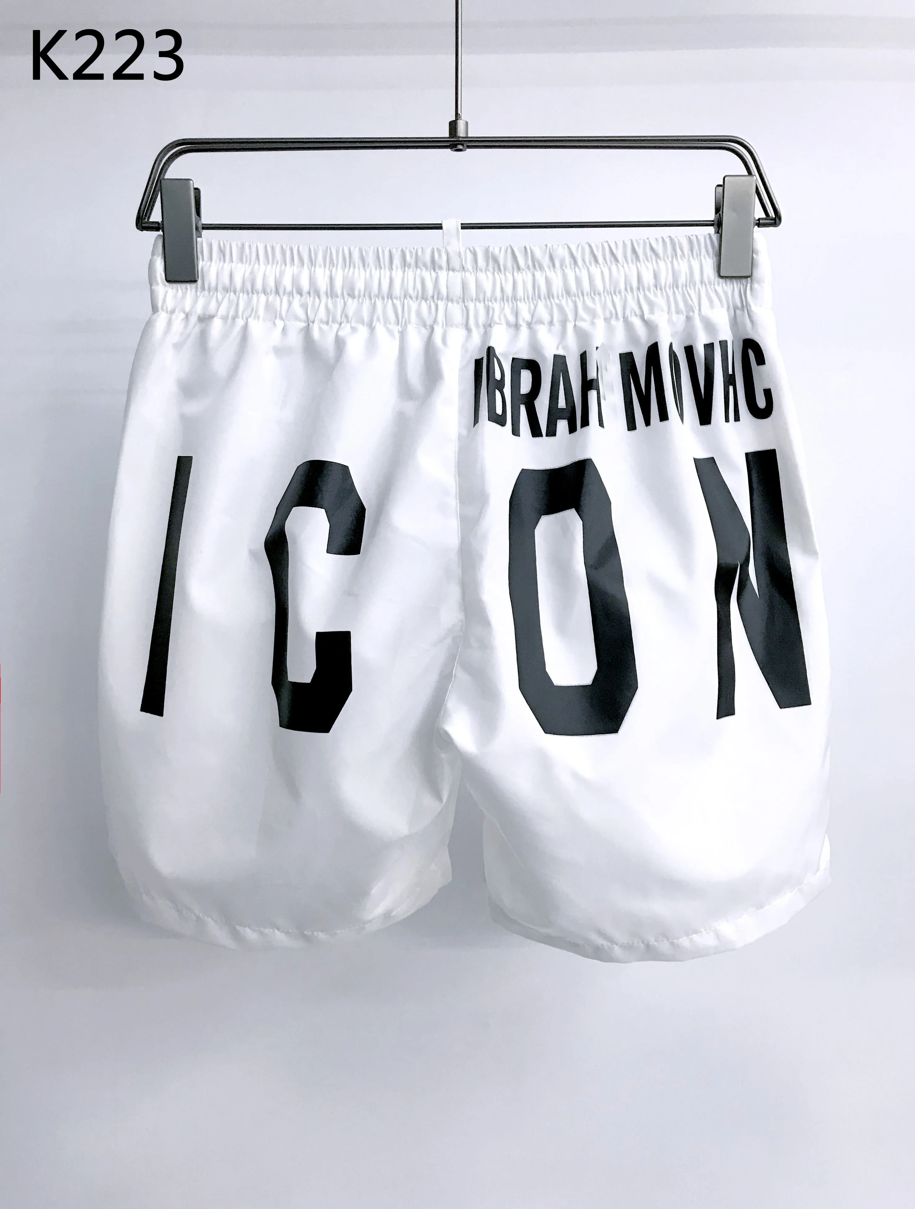 Новые мужские дышащие спортивные однотонные пляжные шорты DSQ с эластичной