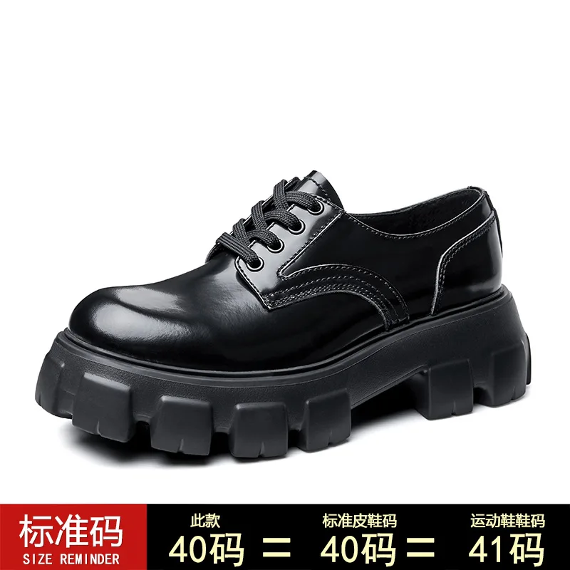 

Breathable Cowhide Spring Autumn Winter British Retro Men Leisure Shoes Boots Men Fashion Casual Shoes Soft Bottom Sneake Summer