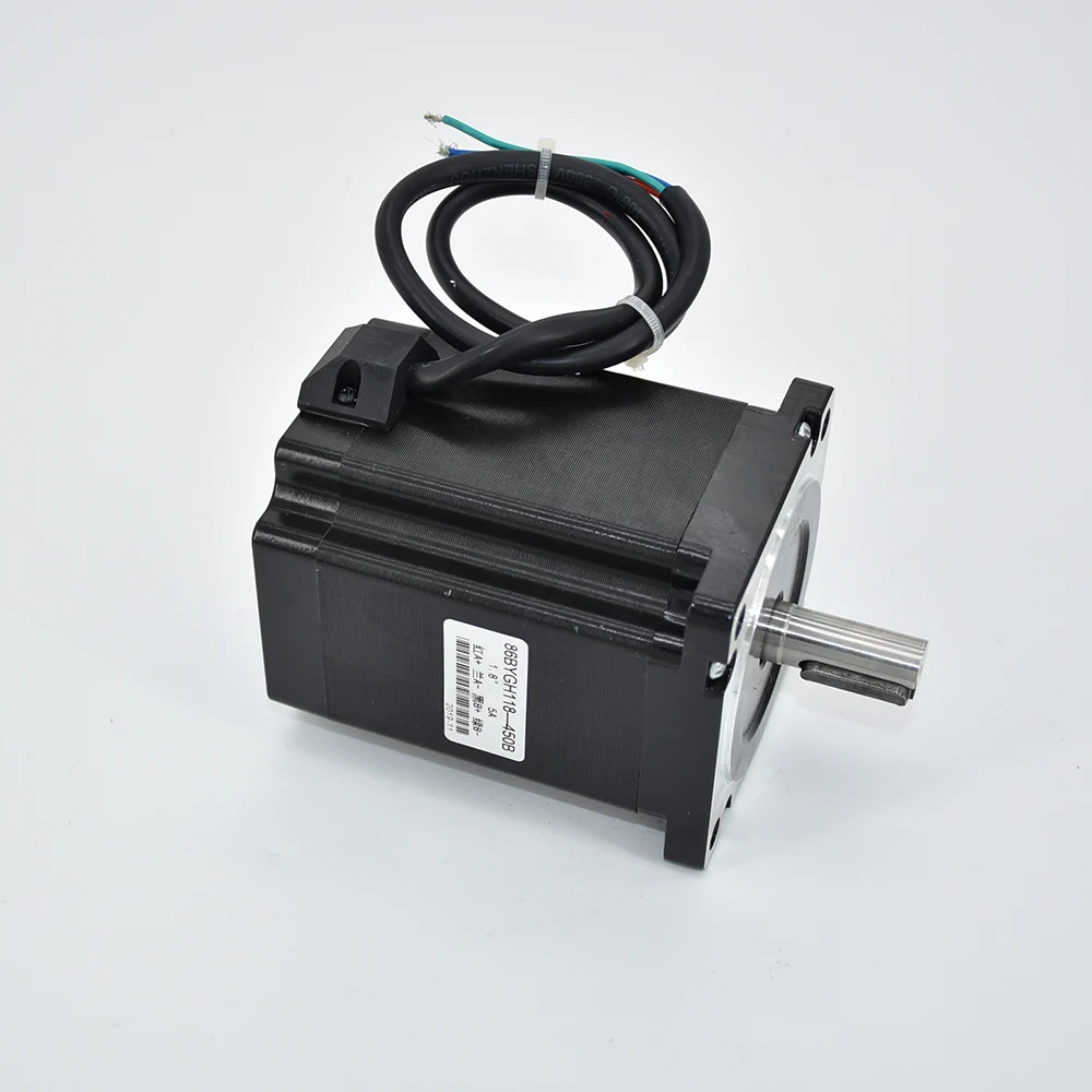 Шаговый Электродвигатель с ЧПУ 86 х118мм 2 фазы высокий крутящий момент 8 нм 6 А D14 мм