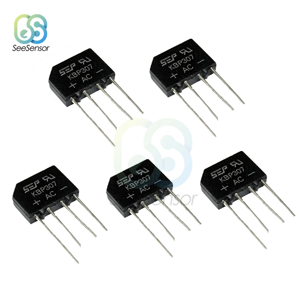 5 шт./лот 3A 700V KBP307 диодный мост выпрямитель KBP 307 силовой диод электронные