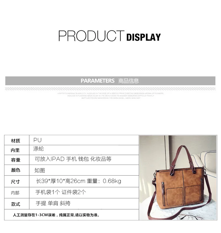 2020 новая женская сумка через плечо модная простая сумка-мессенджер большой