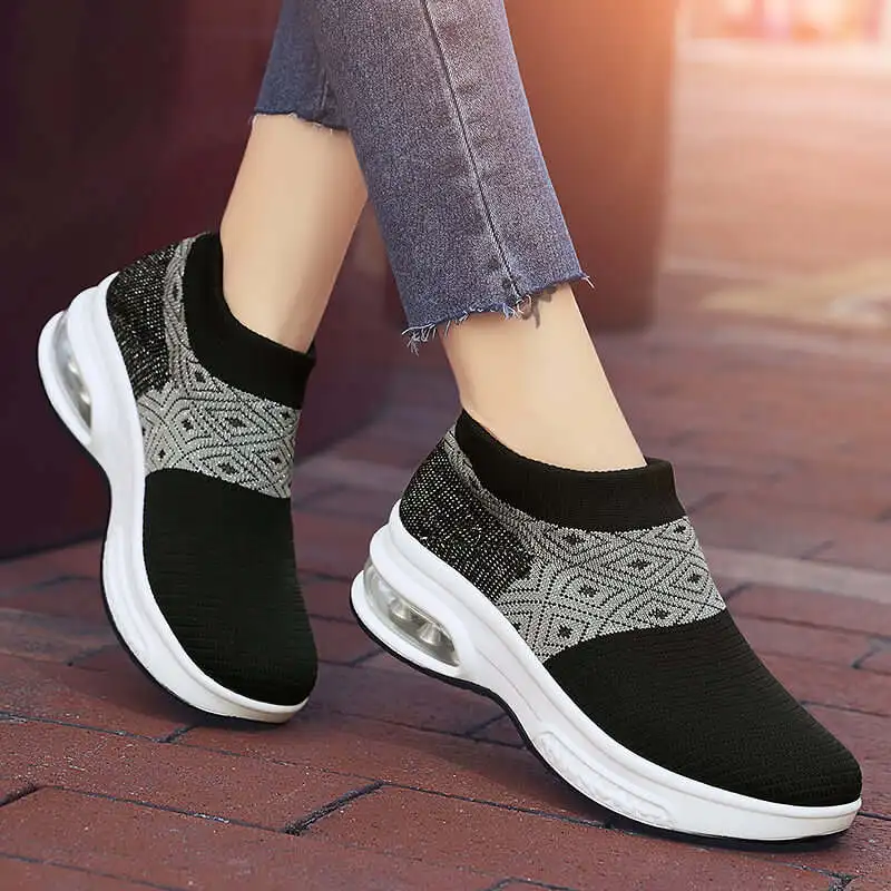 

Sport Shoes Women Increased Running Shoes Women Traking Sports Sneakers Seneaker Sports Sneakers Platafiorma Tennis Solid Color