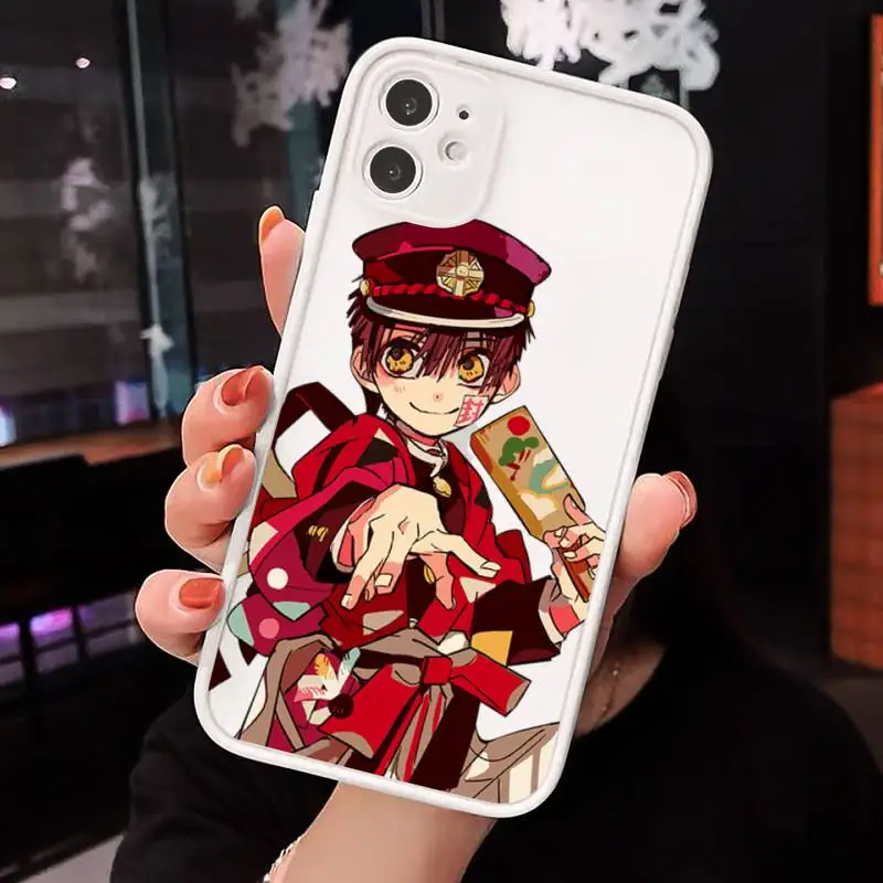 

Anime Toilet Bound Hanako Kun Phone Cases Matte For iPhone 12 Mini 11 Pro XR XS Max 7 8 Plus X Hard PC Back Cover
