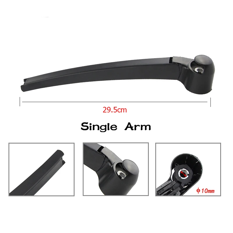 BEMOST Auto Car Rear Windscreen Wiper Arm Blade Soft Natural Rubber For Volkswagen Tiguan 350MM Hatchback Year From 2007 To 2018 |