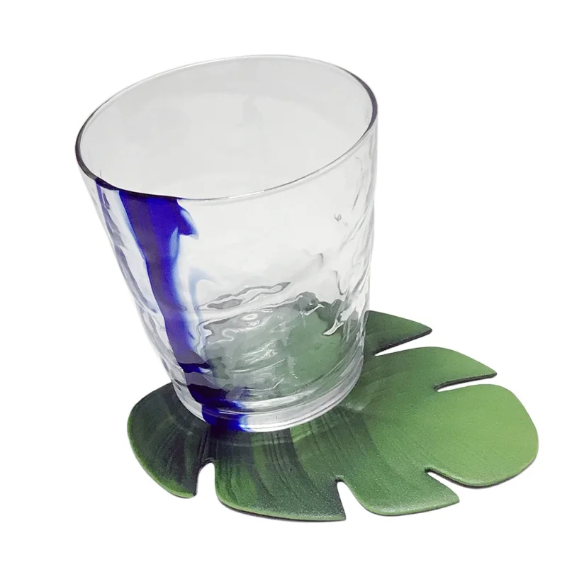 Креативные скатерти из ПВХ имитация чайной чашки коврик для тропической ладони