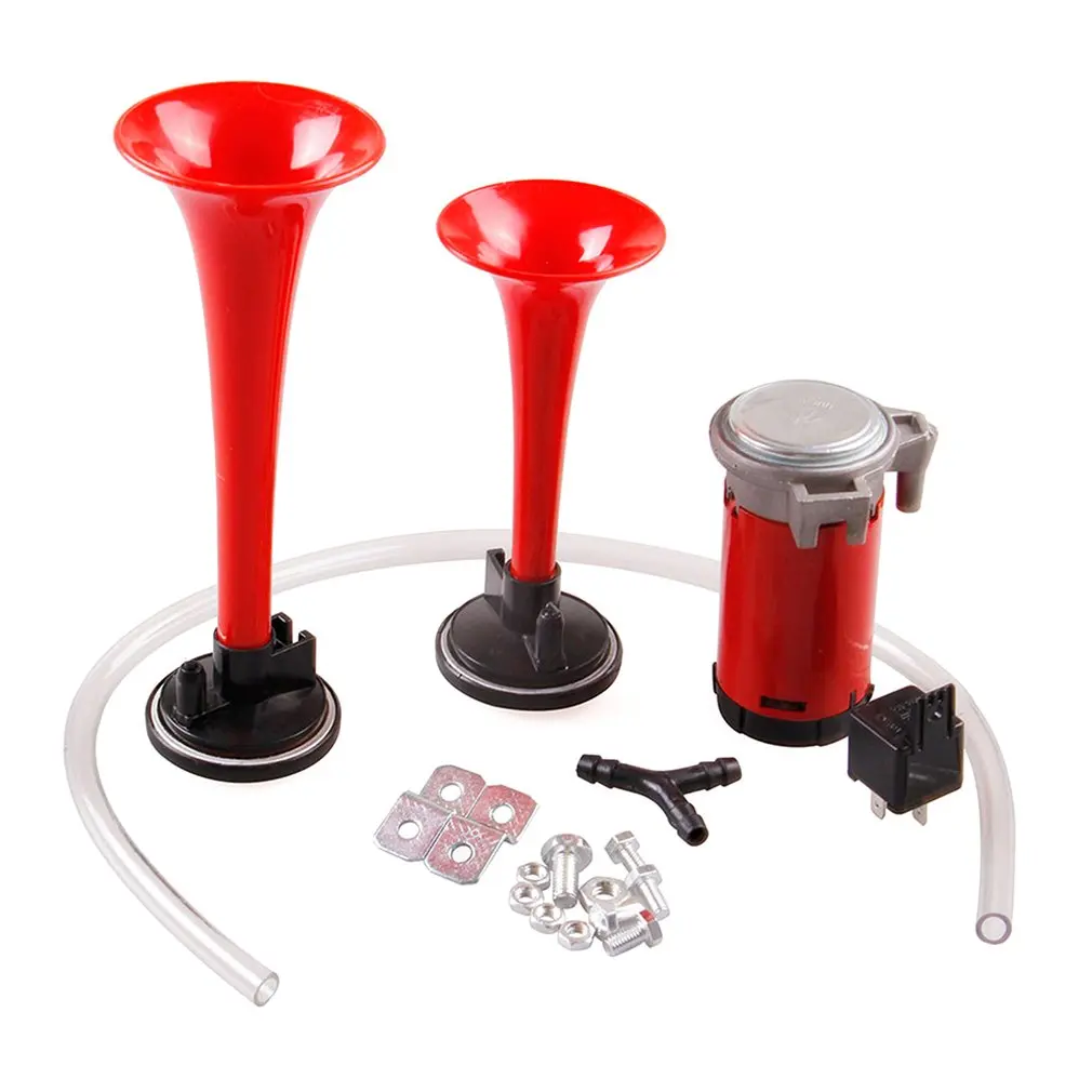 Двухтрубный Электрический воздушный рожок модифицированный 12В с воздушным