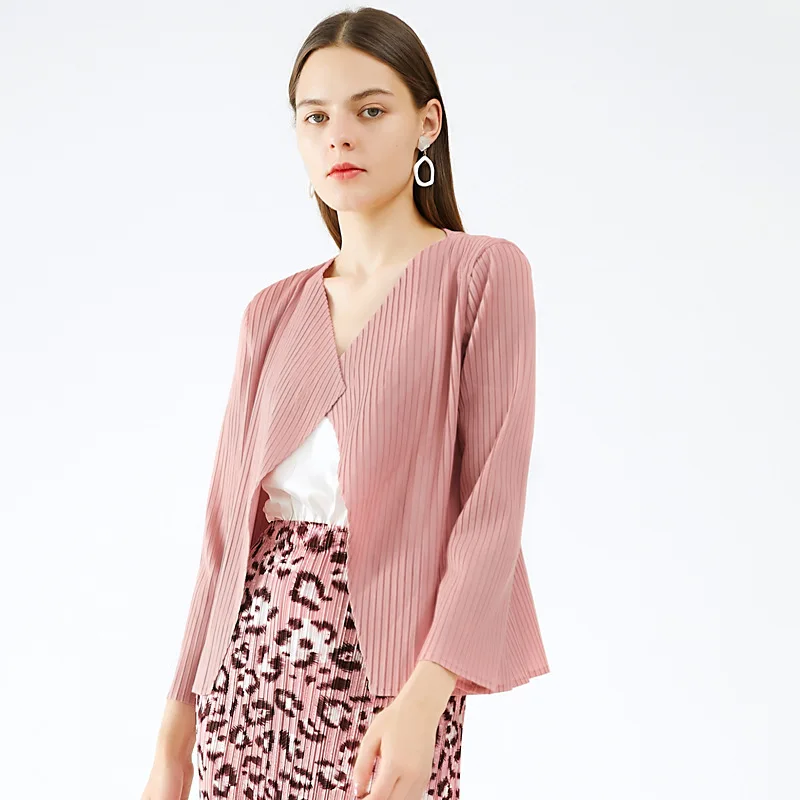 

Женская мода осень-зима 2020 новый стиль Плиссированное пальто