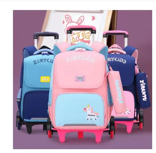 Ziranyu сумки-тележки для школы с колесами для мальчиков, вращающийся рюкзак, детский школьный рюкзак на колесиках, Детские рюкзаки для детей