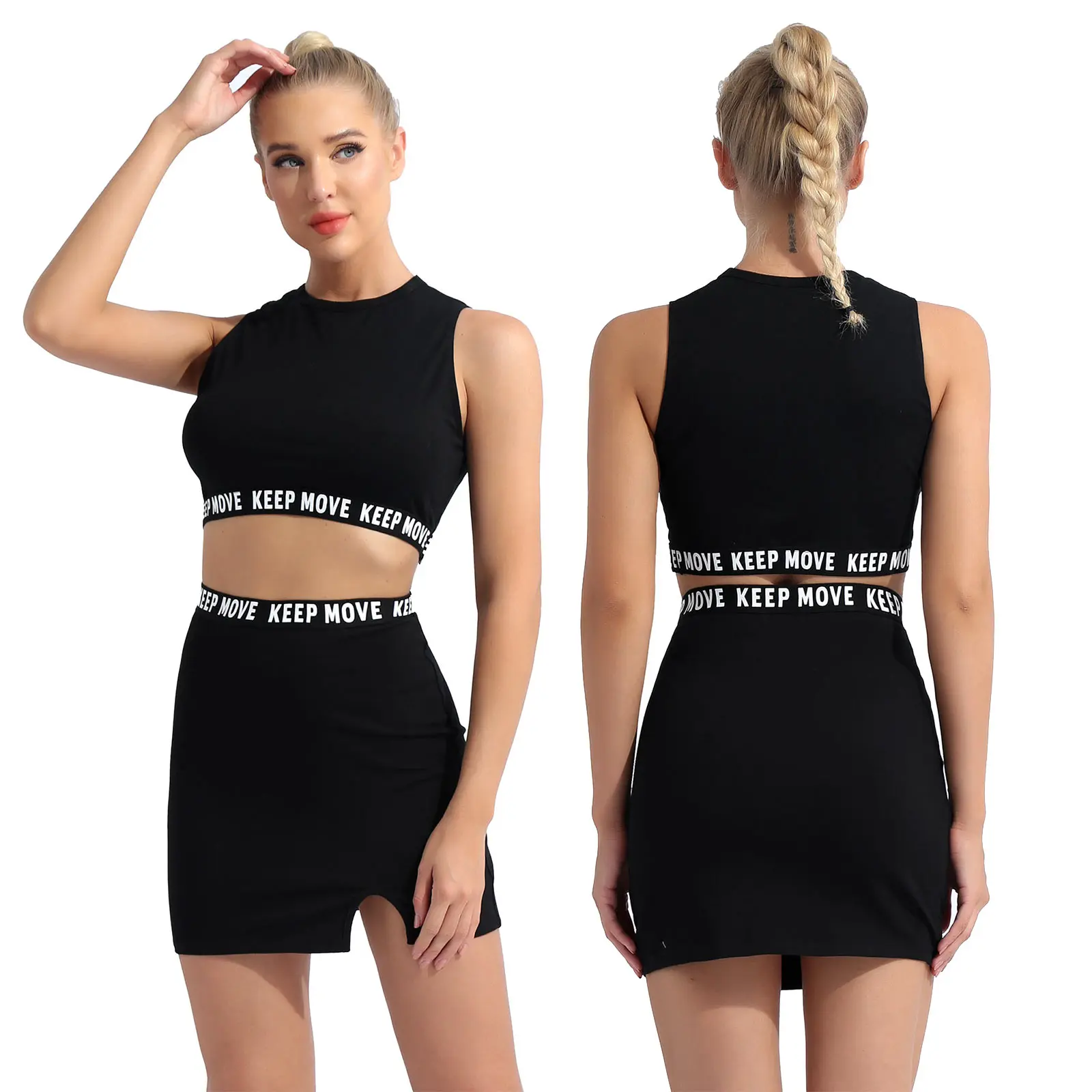 Женский тренировочный костюм с надписью спортивный из двух предметов короткий