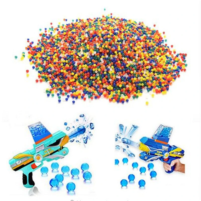 100pcs flower Crystal Soil Water Beads Hydrogel Gel Polymer Seeds Flow Mud Grow Ball Orbiz Growing Bulbs Children Toy | Дом и сад
