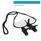 Стоматологическая хирургия 4X 5X 6X, медицинская рамка, металлическая хирургическая лупа, медицинская Операционная лупа, лупа