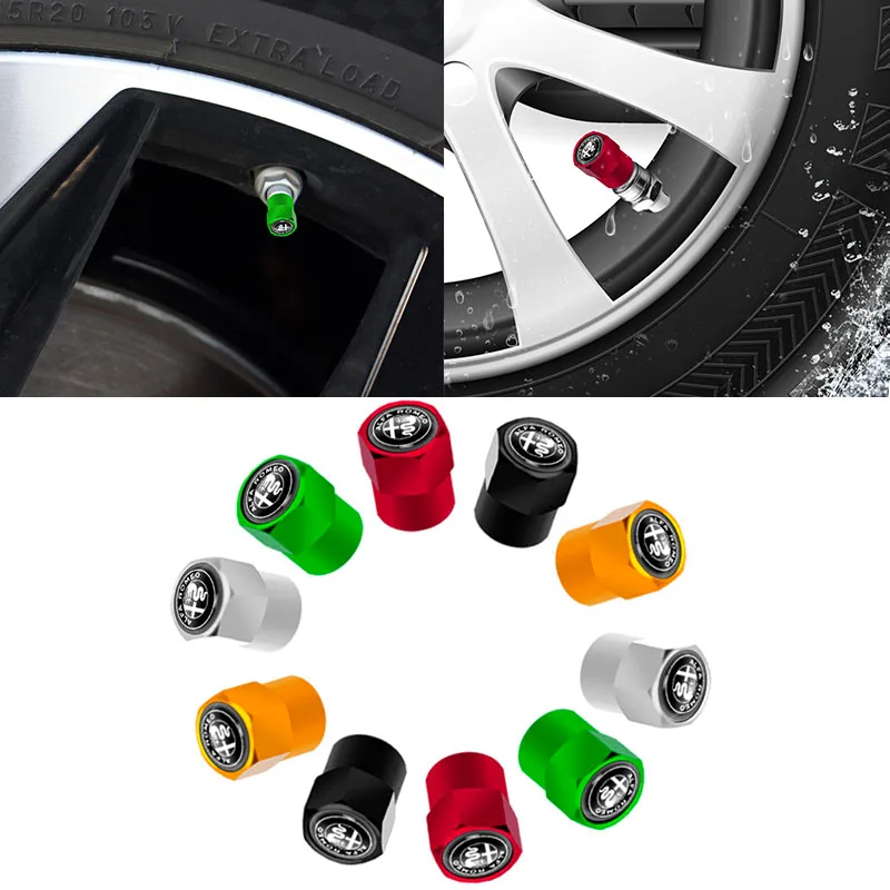 4 шт. Металлические колпачки на стержни клапана автомобильной шины автомобильные