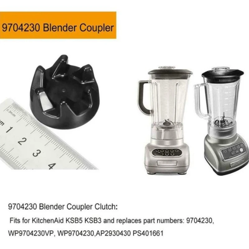 Kitchen Mixer Rubber Coupler Gear Clutch With Removal Tool Replacement Kit for Blender 9704230 Mixing Attachment Whisk | Дом и сад