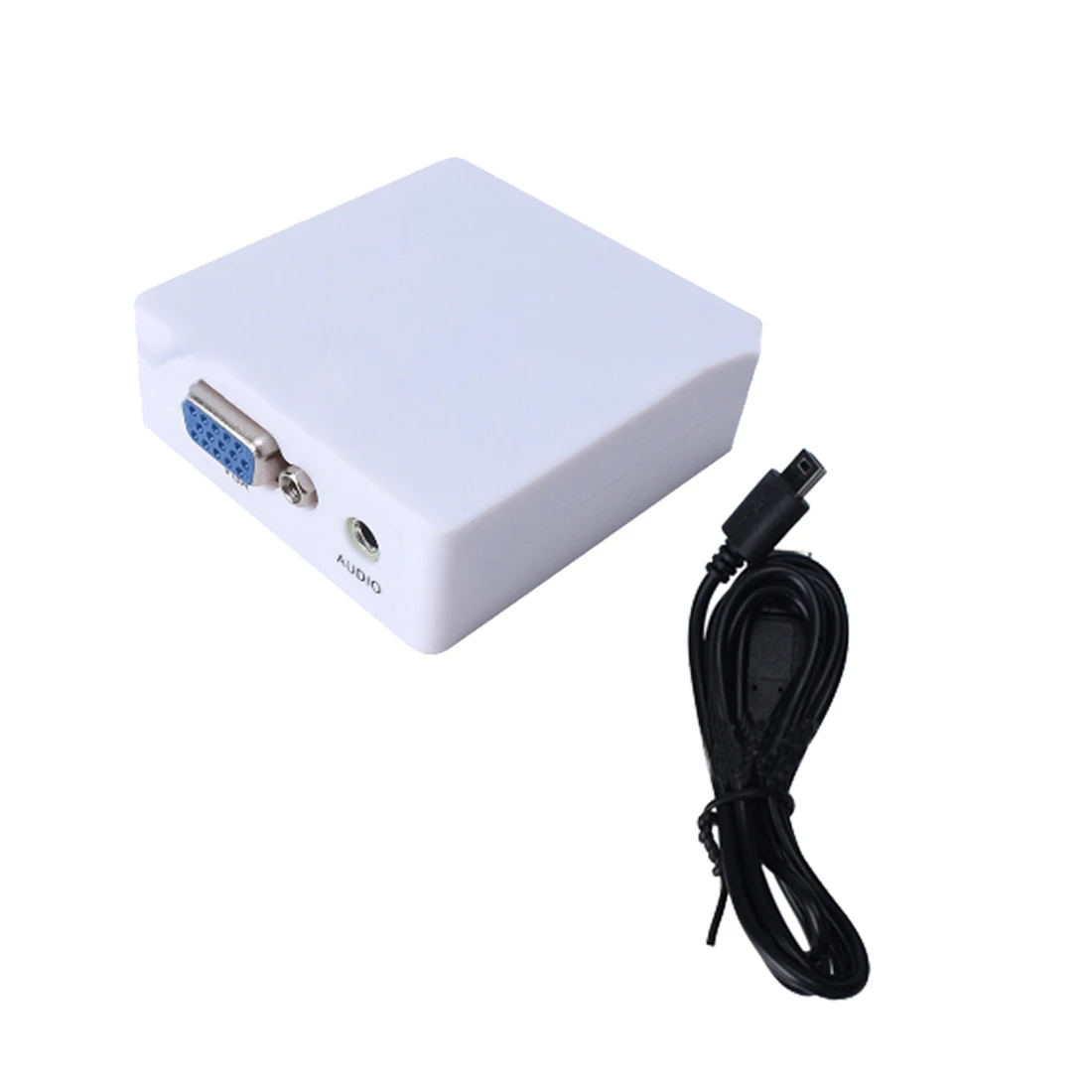 

Video Audio Upscaler Converter, 1080P VGA to HDMI-compatible Adapter For HDTV DVD Plug and Play