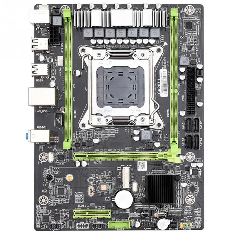 X79 Motherboard LGA 2011 DDR3 Memory 64GB SATA II Computer DesktopMainboard For Intel LGA2011 I3 I5 I7 Xeon Series E5 2680v2 | Компьютеры