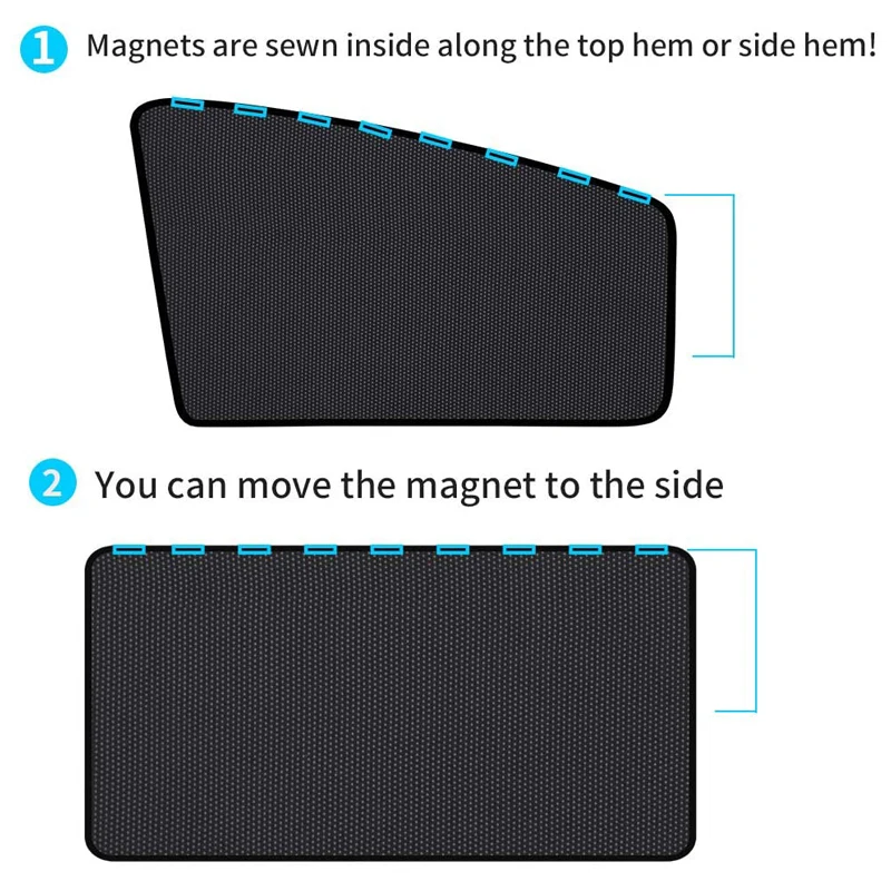 

Magnetic Sun Shade for Car UV Protection Curtain Car Window Sunshade Side Window Mesh Sun Visor Summer Protection Window Film