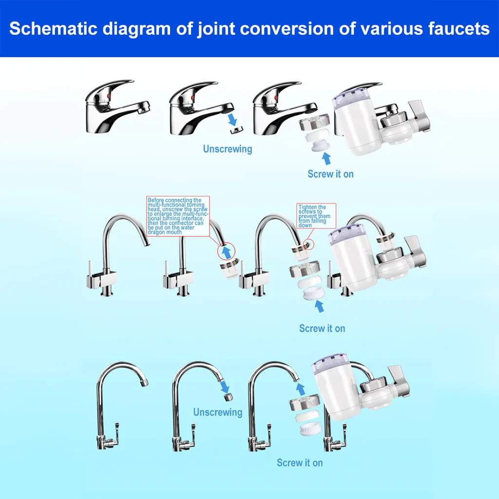 1 шт. карбоновый очиститель для кухонного смесителя|Походные водяные фильтры| |