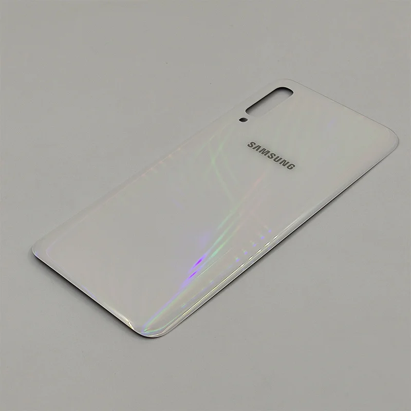 White Samsung Galaxy A50, чехол на заднюю панель, чехол на заднюю панель, запасная крышка для samsung Galaxy A50 A 50 A505 A505F A505DS - Цвет: White