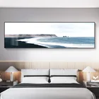 Современный синий морской пейзаж, холст, картины, плакаты и принты, современное небо, настенные картины для гостиной, спальни, домашний декор