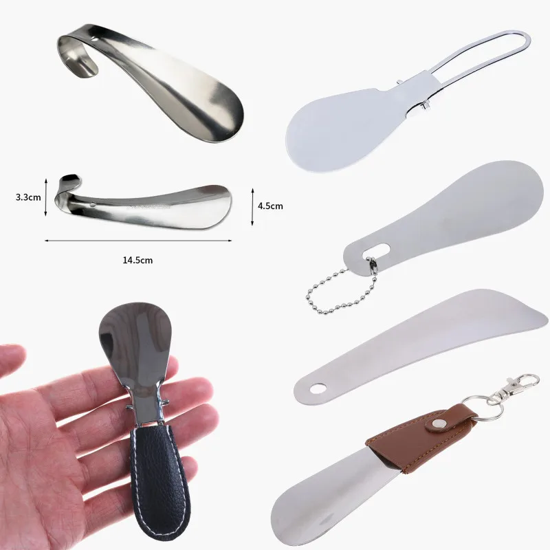 

Рожок для обуви портативный Прочный из нержавеющей стали для взрослых