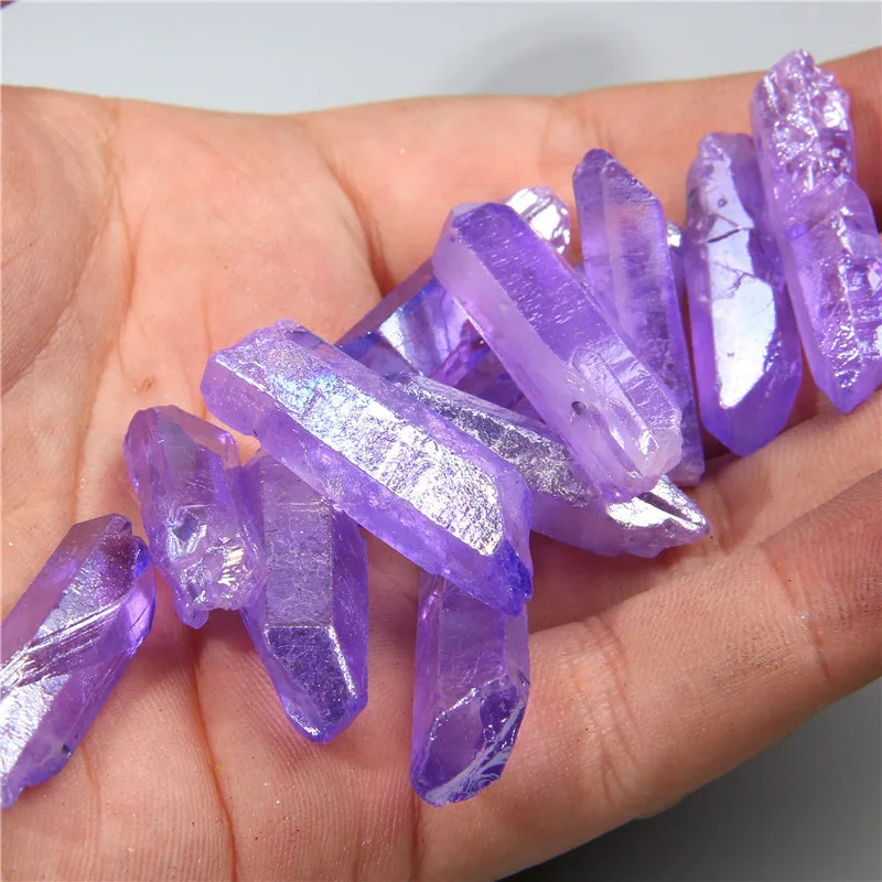 40 мм 10 шт. необработанный натуральный гальванический кластер сделай сам столбик