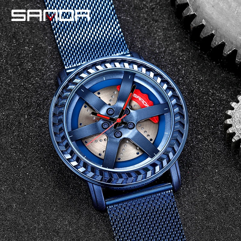 SANDA креативные водонепроницаемые наручные часы выполненные по индивидуальному