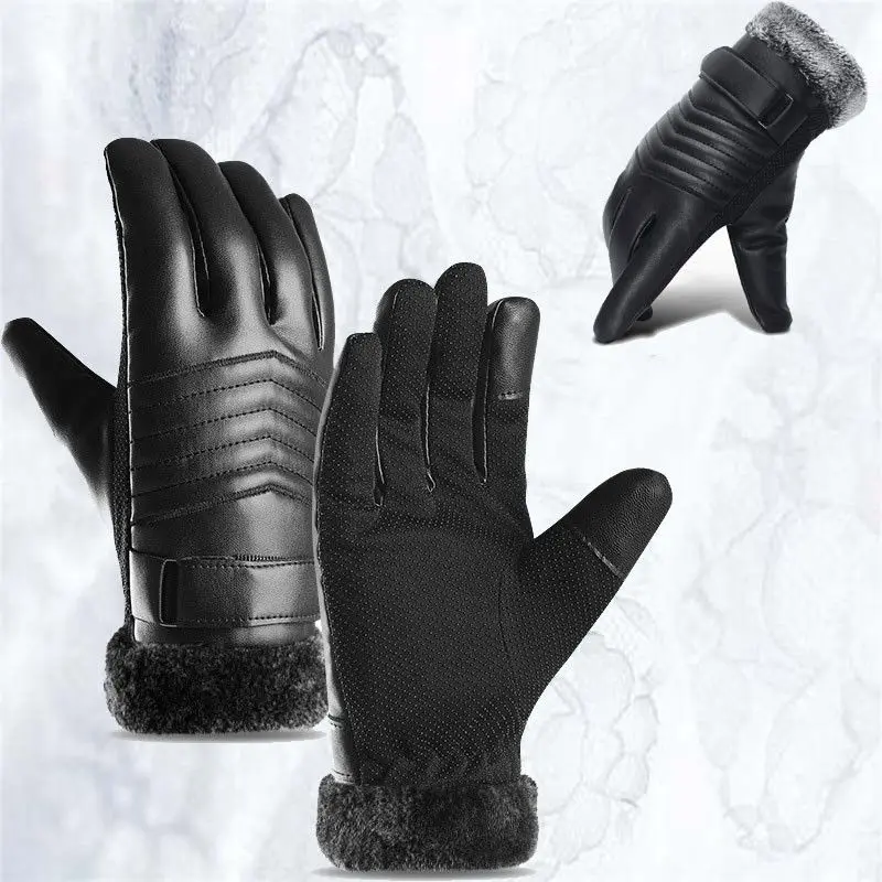 

Winter Gloves Leather Genuine Women Driving Ladies Fur lined Premium Luxury