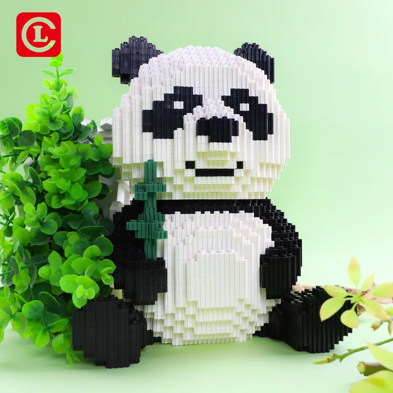 

460Pcs+Balody Micro Diamond Building Blocks 3In 1 Animal Panda 3D Model DIY Mini Bricks Toy Educational Toys for Children Gifts