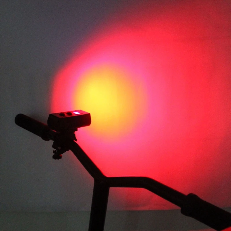 

Super Bright Bike Light 2T6 Night Riding Waterproof Bicycle Headlight USB Rechargeable Easy to Mount Outdoor Sports