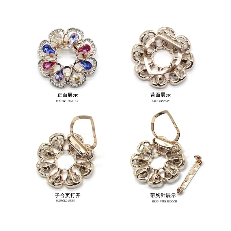 Вставка со стразами узелком пуговицами блузка футболка шифоновая декоративная