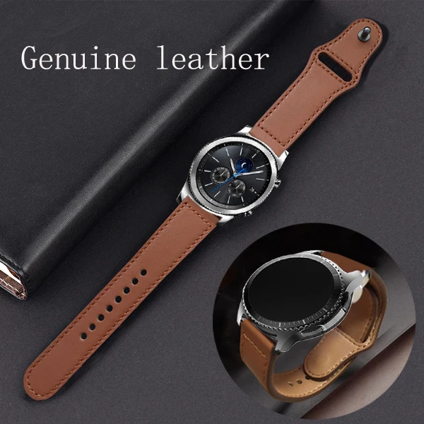 22 pebble time Для samsung gear S3 Classic Frontier galaxy watch 46 мм ремешок ticwatch 1 huawei GT honor magic huami amazfit |