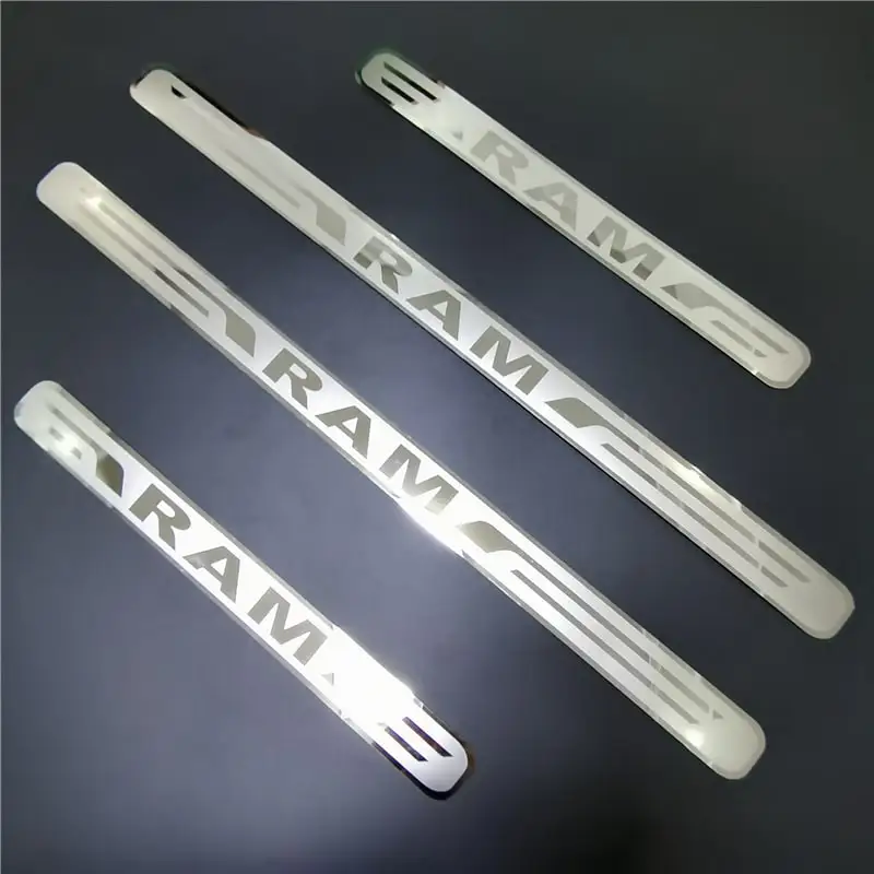 Накладка на порог автомобильной двери для Dodge RAM 1500 2500 4000 2016 2019 2020 2021 накладка из