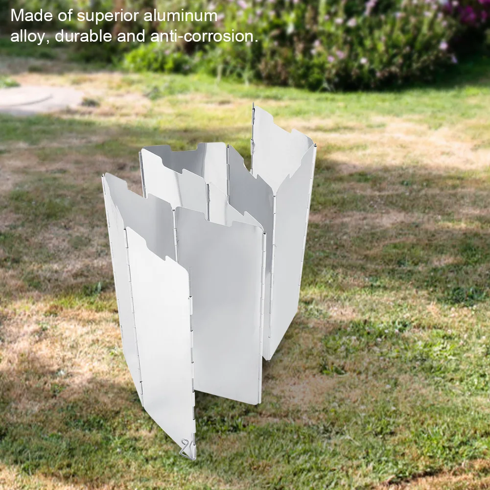 Складная горелка для барбекю на ветровом стекле из алюминиевого сплава 10