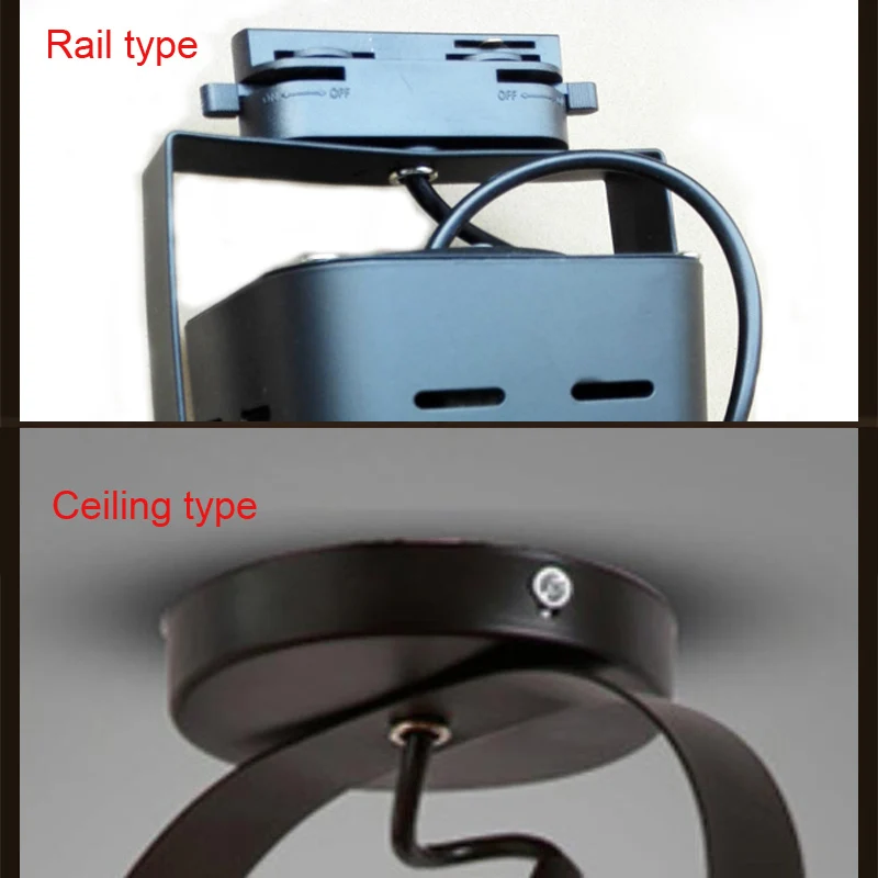 Регулируемая E27 база led Потолочная промышленная лампа в стиле ретро лампа для комнаты для кофейни магазин одежды художественная выставка студия