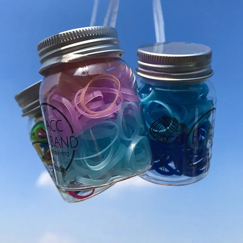 Резинка для волос детская ярких цветов 120 шт./коробка |