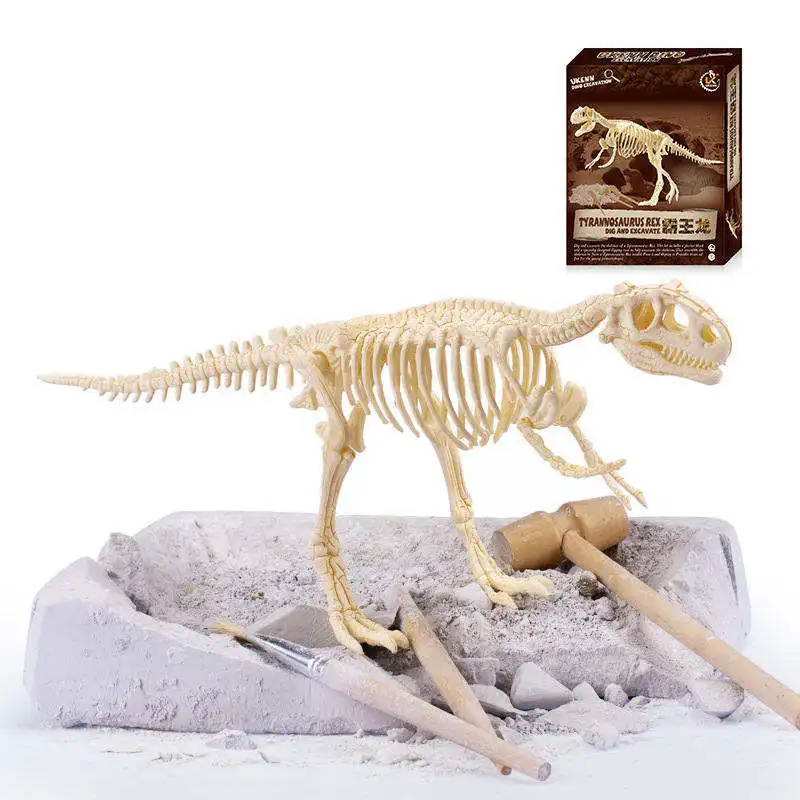 6 видов Динозавров Юрского периода Велоцираптор Fossil набор раскопки Обучающий